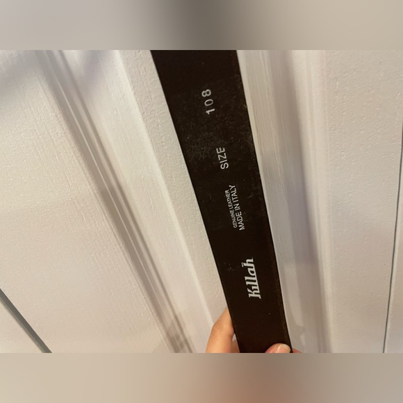 killah brown leather belt - Picture 3 of 5